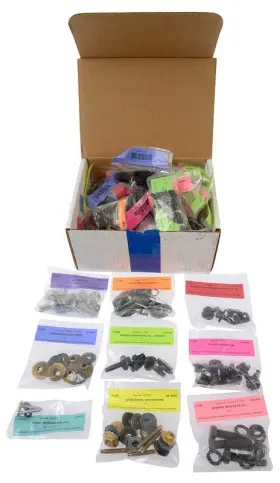 Mhk3 Amk Products 1967 Mustang 444 Piece Master Body Fastener Set - Black Phosphate
