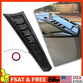 At12000301 Amsparc Rear Split Window Applique Louver Molding Trim Fits Corvette C8 Coupe 2020-2025