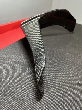Ac-fbc20fdmu500 Anderson Composites 2020 Driver Side Shelby Gt500 Carbon Fiber Front Splitter Wicker