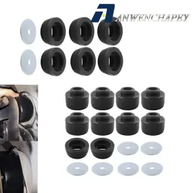 Bus013-bk-w Anwenchapey 7-141 Body Cab Mount Bushing Kit For Chevy Gmc Sierra 1500 2500 2wd 4wd 99-2014