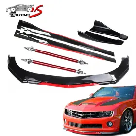 260103-2 Aoxoms Front Bumper Lip Splitter Spoiler Side Skirt Strut Rods For Chevrolet Camaro Ss
