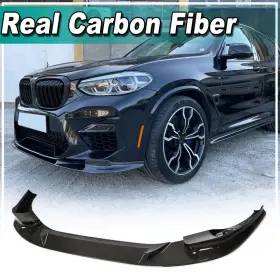 Apex-carbon 569807462352 For Bmw X3 M F97 X4 F98 2019-2023 Dry Front Bumper Lip Spoiler Body Kit