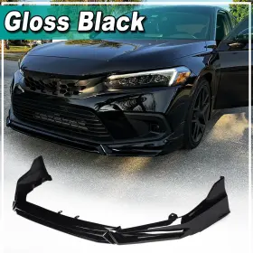 Apex-carbon 569807698010 For Honda Civic 2022-2024 Yofer Gloss Black Front Bumper Lip Splitter Spoiler