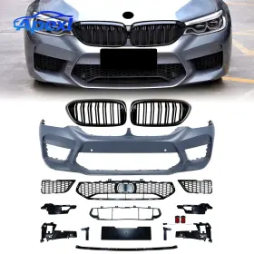 Apexl 2018-2020 G30 Front Bumper Kit With Griile Fit For 2018 2019 2020 Bmw 5 Series G38 M5 Style