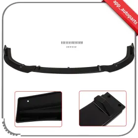 App117606a01 App Front Bumper Lip For Honda Civic 4-door 2006-2011 3 Pcs