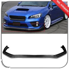 App App127253a01 Front Bumper Lip For 2015 C2021 Subaru Wrx Sti Sedan Carbon Look