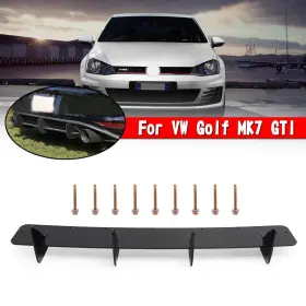 C207-a032-a Artudatech For Vw Golf Vii 7 Mk7 Gti Rear Bumper Lip Diffuser Side Splitter Valance Spoiler