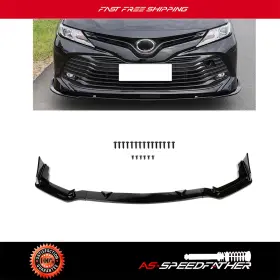 As16031803s As Speedfather For Infiniti Q50 14-17 Sport Glossy Black Front Trunk Spoiler Lip Wing 3pc