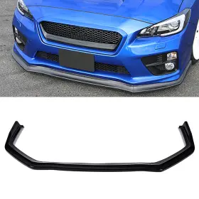 As16697721s As Speedfather Fits 2015 2016 2017 2018 2019 Subaru Impreza Wrx Sti Front Lip Cs Style Black Pp