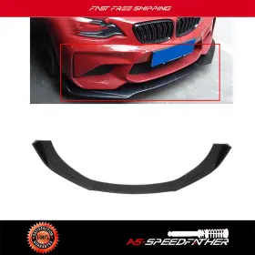 As168249s0521 As Speedfather Universal Fitment Front Bumper Lip Body Kit Spoiler Carbon Fiber Pattern Black As168249s0521 As Speedfather Universal Fitment Front Bumper Lip Body Kit Spoiler Carbon Fiber Pattern Black