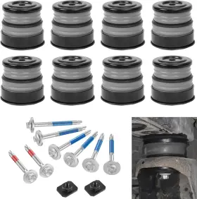Atn-ct002-ls-gw Atztnuo Body Mount Bushings Kit For 2008-2016 Ford F-250/f-350 Crew Cab Protection B