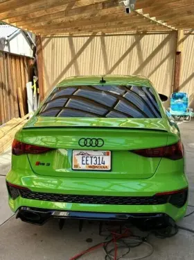 Au-rs3-8y-s-rs1g Audi Maxton Design Rs3 Rear Diffuser Valance 8y