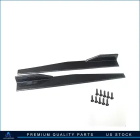 Aup16608cp463s Aup 31 Inch X4 Carbon Style Side Skirt Rocker Splitters Diffuser Winglet Wind Universal