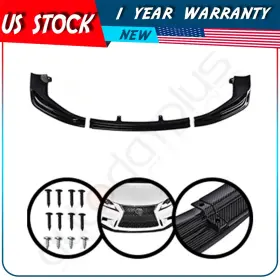 Adp11767707s221 Autodayplus For 2014-2016 Lexus Is250 Is350 F-sport 3pcs Front Bumper Lip Carbon Look