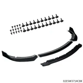 Adp11768012s Autodayplus Front Splitter Bumper Lips V2 For 2015-2021 Dodge Charger Srt Gloss Finish