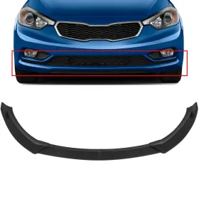 Adp11957301s Autodayplus For 2014-2016 Kia Forte Ex Lx Sx Front Bumper Lip Spoiler Matte Black