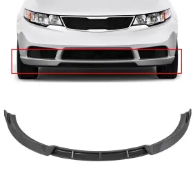 Adp11959101s Autodayplus For 2010-2013 Kia Forte Forte5 Front Bumper Lip Spoiler Carbon Look