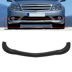 Adp11959701s Autodayplus For 2008-2011 Mercedes Benz W204 C Class Front Bumper Lip Spoiler Matte Black