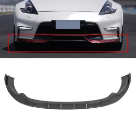Adp11959901s Autodayplus For Nissan 370z 2013-2020 Front Bumper Lip Spoiler Carbon Look