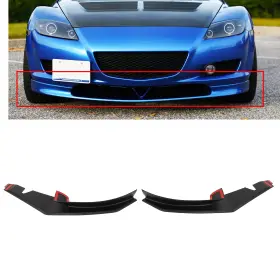 Adp11960001s Autodayplus For 2004 - 2008 Mazda Rx-8 Front Bumper Lip Spoiler Matte Black