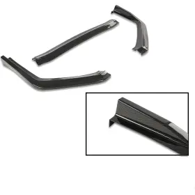 Adp1272532101s Autodayplus Fits 2015-2021 Subaru Wrx Sti Sedan Carbon Look Front Lip Under Spoiler Air Dam