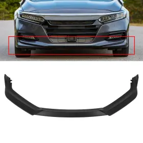 Adp12786101s Autodayplus For 2021-2023 Honda Accord Sedan Front Bumper Lip Spoiler Matte Black