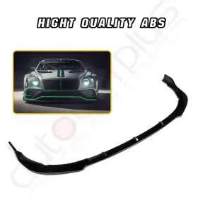 Adp1603160101s Autodayplus 3pcs Front Bumper Lip Splitter Spoiler Black Fits 2019-2020 Camry Toyota