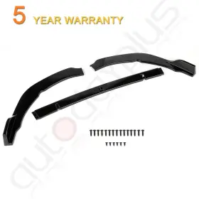 Adp16031601s Autodayplus Glossy Black Front Bumper Lip Cover Trim For 2018-2019 Toyota Camry L Le Xle