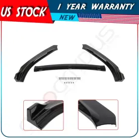 Adp16138012402s Autodayplus For 2017 2018 Mazda 6 Sedan Glossy Painted Black Front Bumper Lip Spoiler