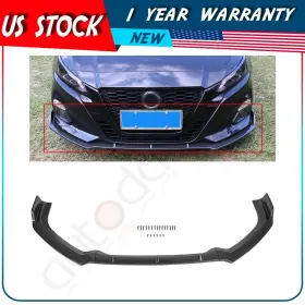 Adp16138612s Autodayplus For Nissan Altima 2019-2020 Front Bumper Lip Spoiler Splitter Carbon Fiber