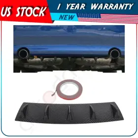 Adp16196001032s Autodayplus Rear Lower Bumper Diffuser Fin Spoiler Lip Wing Splitter 23 Inch X6