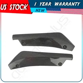 Adp17082022s01 Autodayplus Universal 2pcs Rear Bumper Lip Diffuser Canard Body Kit Carbon Fiber Color