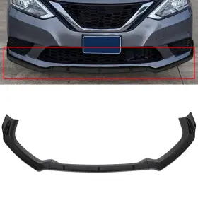 Aut161385at01c Autodealsparts 2019-21 For Nissan Altima Front Bumper Lip Spoiler Splitter Set Glossy Black