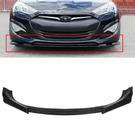 Aut165037at01c Autodealsparts Bright Black For 2013-16 Hyundai Genesis Coupe Front Bumper Lip Spoiler Splitter