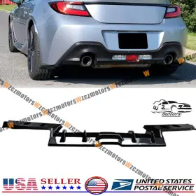 Wz-22brz-rl-gb Autodepots For 2022-2023 Subaru Brz Toyota Gr86 Gloss Black 2dr Rear Bumper Diffuser Lip