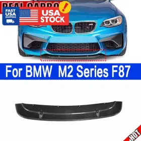 Automods Factory 883235122088 Carbon Fiber Black Front Bumper Spoiler Splitter Lip For Bmw F87 M2 2016-2022