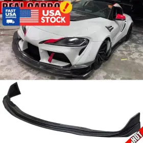 Vrs-1 Automods Factory 883235123771 Carbon Fiber Front Lip Bumper Spoiler For Toyota Supra A90 A91 Style 2019