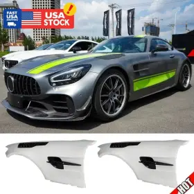 Automods Factory 883235148699 Partial Carbon Body Kit Front Fender Deflector For 16-22 Mb Amg Gt Gtc Gts Gtr