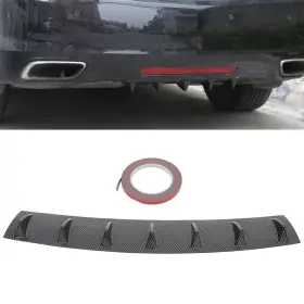 Ats36161t26959 Autoparts Union 34 Inch X6 Car Rear Body Bumper Lip Diffuser Shark Fin 7 Spoiler Wing Chassis Black