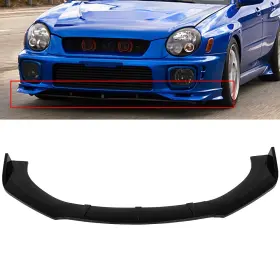 Ats65117t38598 Autoparts Union Universal Big Size Painted Glossy Black Front Bumper Lip Spoiler Cover Trim