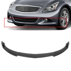 Un42119ca58392 Autoparts Union For 2007-2009 Infiniti G35 G37 Sedan Front Bumper Lip Spoiler Carbon Printed