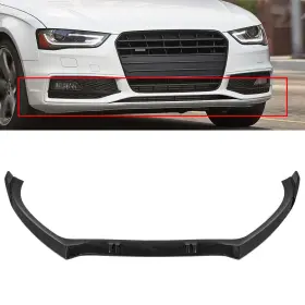 Un46119ca56435 Autoparts Union For 2013-2016 Audi A4 Quattro Front Bumper Lip Spoiler Glossy Black