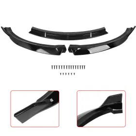Autopartsclub2018 A119561v01 For 2012-2016 Tesla Model S Models Only Front Bumper Lip Painted Black New