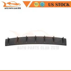 Autopartsclub2018 Apc16195912s 34 Inch Universal Fits All Most Vehicles Shark Fin Rear Diffuser Carbon Fiber Style
