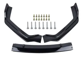 Qc-18q50 Autotop 2018-2020 Infiniti Q50 Lower Front Splitter Kit Gloss Black