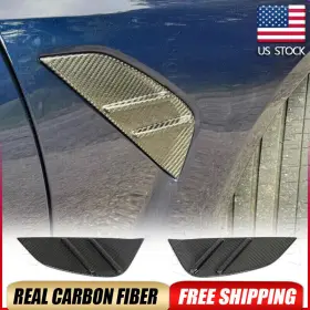 Autoturning7 569806987689 For Bmw G80 M3 2021-2024 Dry Carbon Front Fender Side Air Vent Cover Replacement