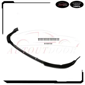Add16031622r01 Autoutdoor Fits Toyota Camry 2018 Glossy Blk Front Spoiler Lip Bumper Protector Body Kits