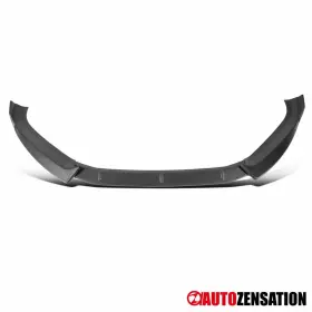 205-a417bk-142 Autozensation 3pc Fit 2017-2018 Audi A4 S4 Matte Black Bumper Splitter Spoiler Lip Body Kit