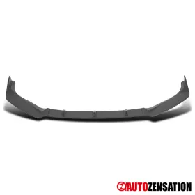 205-sen16bk-138 Autozensation Fit 2016-2019 Sentra Matte Black Front Bumper Chin Lip Spoiler Splitter Body Kit