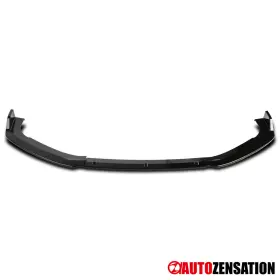 Lpf-acd184gb-ak Autozensation 3pc Fit 2018-2020 Honda Accord Glossy Black Front Bumper Lip Spolier Splitter